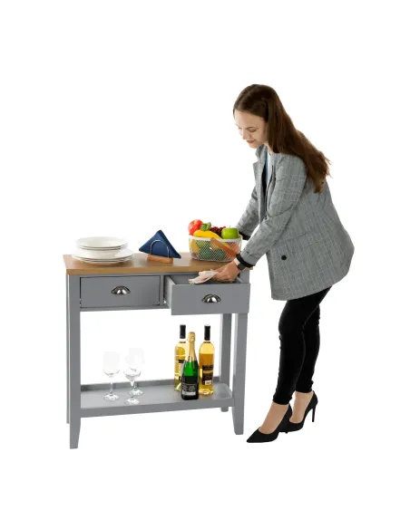 Consolă JEREVAN pentru hol, dormitor, living, 80x30x80 cm, PAL melaminat | MobilaOK
