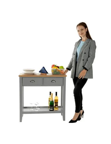 Consolă JEREVAN pentru hol, dormitor, living, 80x30x80 cm, PAL melaminat | MobilaOK