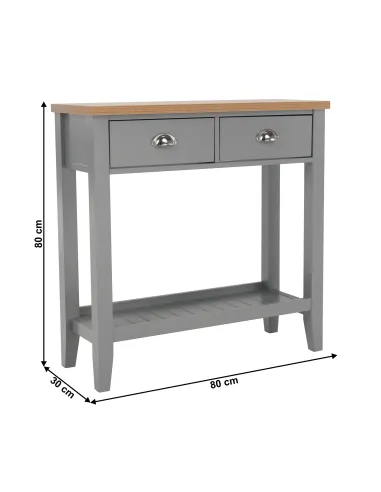 Consolă JEREVAN pentru hol, dormitor, living, 80x30x80 cm, PAL melaminat | MobilaOK