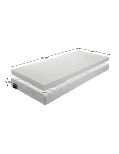 Saltea ELISSE, dormitor, 90x120 cm, spumă poliuretanică | MobilaOK