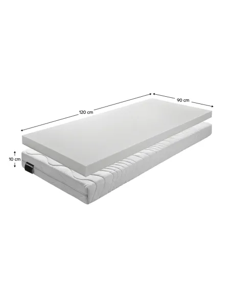 Saltea ELISSE, dormitor, 90x120 cm, spumă poliuretanică | MobilaOK
