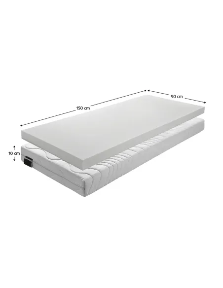 Saltea ELISSE, dormitor, 90x150 cm, spumă poliuretanică | MobilaOK