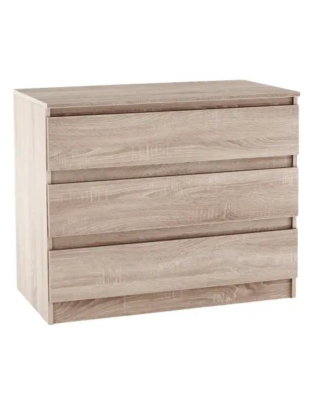 Comodă HANY NEW 003 dormitor, 90x49x73.5 cm, PAL melaminat stejar sonoma | MobilaOK