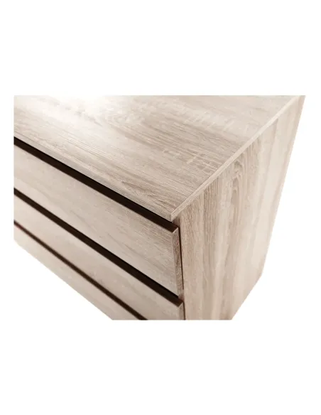 Comodă HANY NEW 003 dormitor, 90x49x73.5 cm, PAL melaminat stejar sonoma | MobilaOK