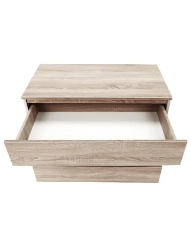 Comodă HANY NEW 003 dormitor, 90x49x73.5 cm, PAL melaminat stejar sonoma | MobilaOK