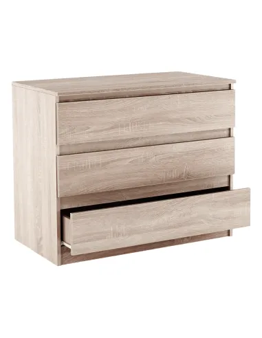 Comodă HANY NEW 003 dormitor, 90x49x73.5 cm, PAL melaminat stejar sonoma | MobilaOK