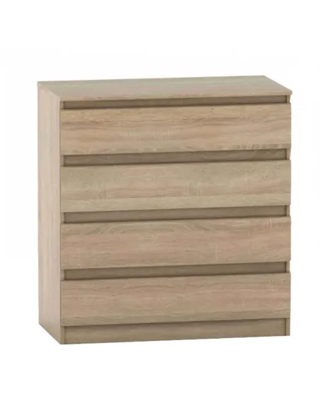 Comodă HANY NEW 004 dormitor/hol 90x49x95.4 cm PAL stejar sonoma | MobilaOK