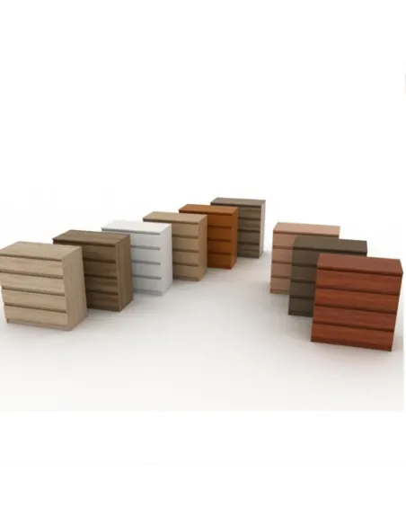 Comodă HANY NEW 005 pentru dormitor, 90x49x117 cm, PAL melaminat stejar sonoma | MobilaOK