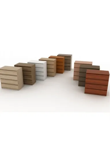 Comodă HANY NEW 008 dormitor, 90x49x73.5 cm, PAL stejar sonoma | MobilaOK