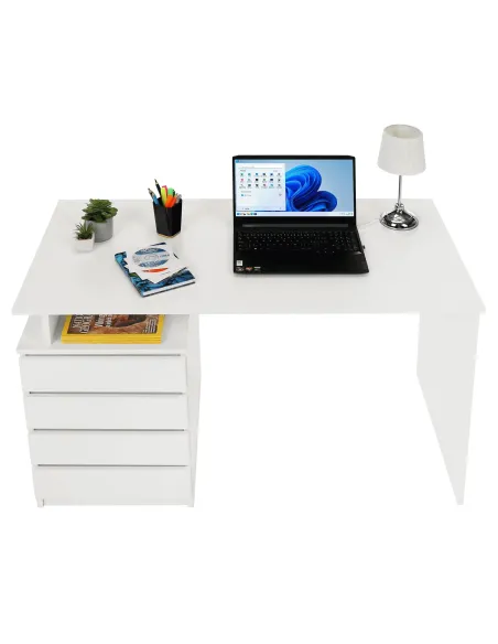 Masă PC HANY NEW, birou, 118x60x75 cm, PAL melaminat | MobilaOK