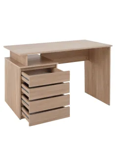 Masă PC HANY NEW, birou, 118x75x60 cm, PAL melaminat | MobilaOK 2