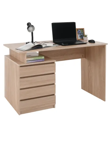Masă PC HANY NEW, birou, 118x75x60 cm, PAL melaminat | MobilaOK