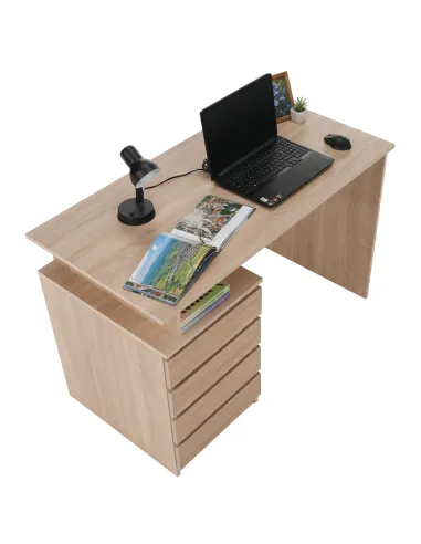 Masă PC HANY NEW, birou, 118x75x60 cm, PAL melaminat | MobilaOK