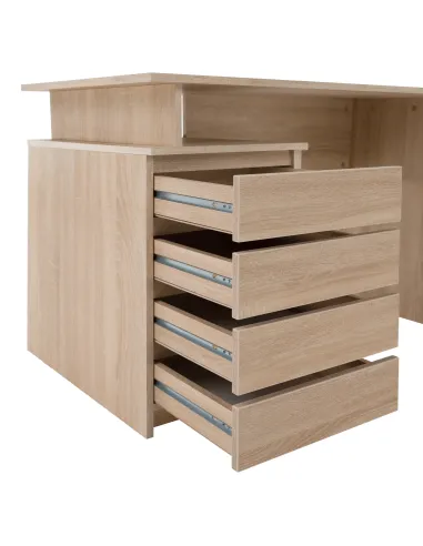 Masă PC HANY NEW, birou, 118x75x60 cm, PAL melaminat | MobilaOK
