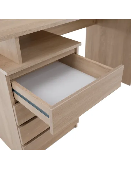 Masă PC HANY NEW, birou, 118x75x60 cm, PAL melaminat | MobilaOK