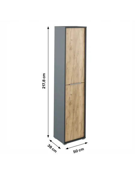 Dulap RIOMA NEW TYPE 06, dormitor, 75x38x217.8 cm, PAL melaminat | MobilaOK