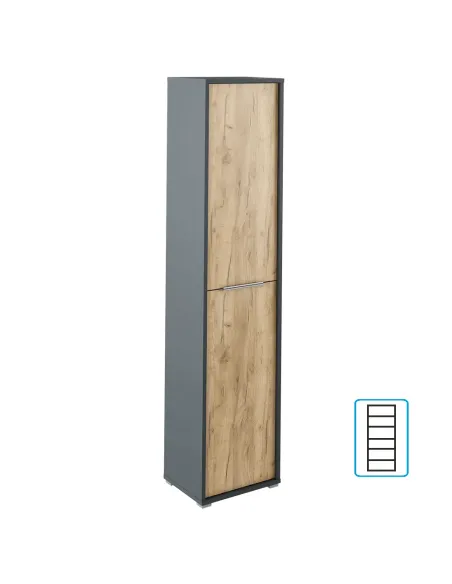 Dulap RIOMA NEW TYPE 06, dormitor, 75x38x217.8 cm, PAL melaminat | MobilaOK