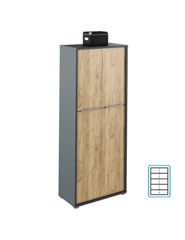 Dulap, RIOMA NEW TYP 7, dormitor/hol/living, 75x38x217.8 cm, PAL melaminat | MobilaOK