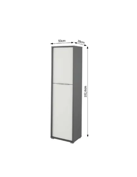 Dulap, RIOMA NEW TYP 08, hol/dormitor/birou, 50x38x182.6 cm, PAL melaminat | MobilaOK