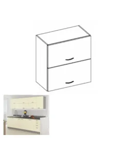 Dulap Superior, PRADO 60 GU-72, bucatarie/hol, 60x71.5x31 cm, PAL melaminat | MobilaOK 2