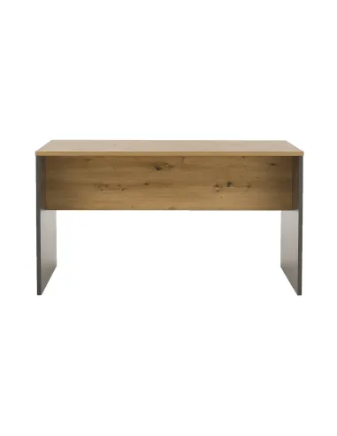 Masă de birou, grafit/stejar artisan, RIOMA NEW TYP 11 | MobilaOK