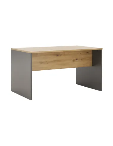 Masă de birou, grafit/stejar artisan, RIOMA NEW TYP 11 | MobilaOK