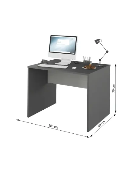 Masă de birou RIOMA NEW TYP 12, birou, 100x80x76 cm, PAL melaminat | MobilaOK