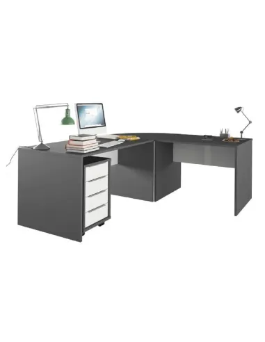 Colț, RIOMA NEW TYP 13, pentru birou, 80x80 cm, PAL melaminat | MobilaOK