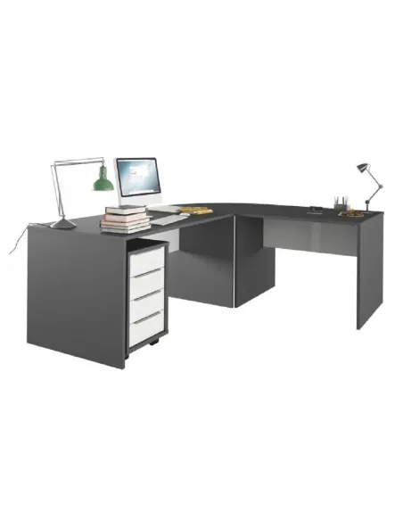 Colț, RIOMA NEW TYP 13, pentru birou, 80x80 cm, PAL melaminat | MobilaOK