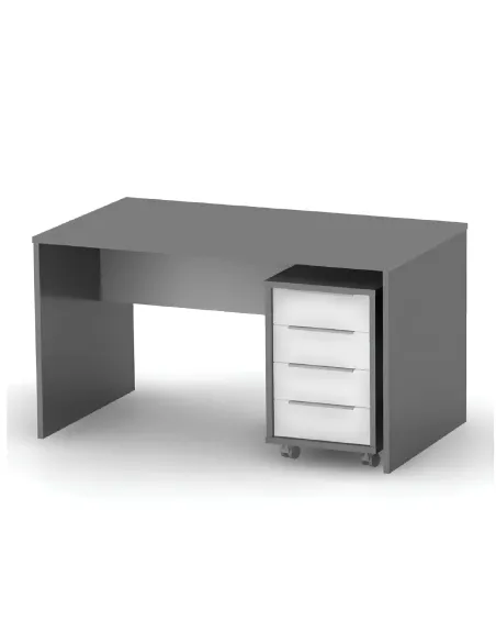 Masă de birou RIOMA NEW TYP 16, birou, 160x80x76 cm, PAL melaminat | MobilaOK