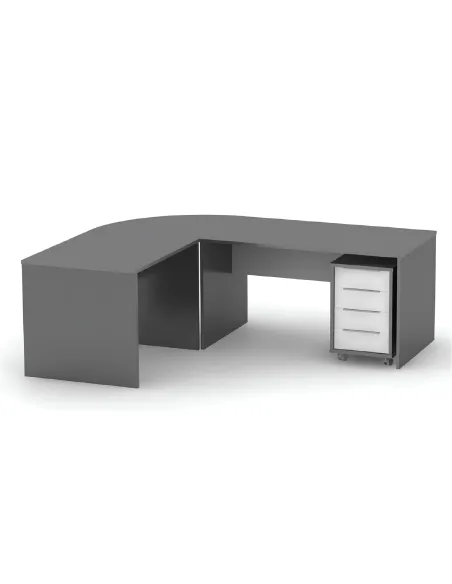 Masă de birou RIOMA NEW TYP 16, birou, 160x80x76 cm, PAL melaminat | MobilaOK