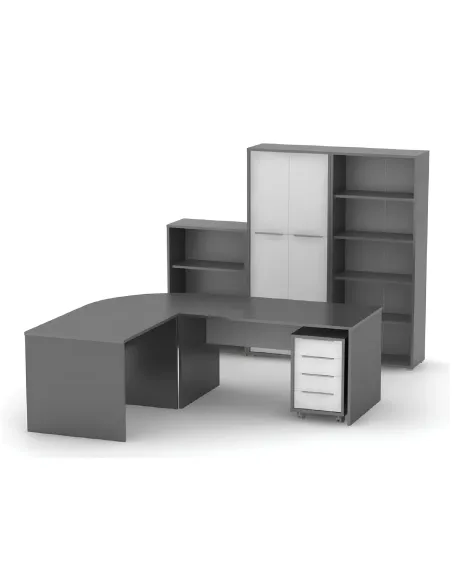 Masă de birou RIOMA NEW TYP 16, birou, 160x80x76 cm, PAL melaminat | MobilaOK