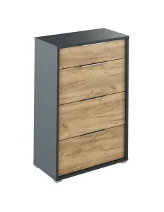Scrin RIOMA NEW TYP 22, dormitor/living, 75x38x112.2 cm, PAL melaminat | MobilaOK