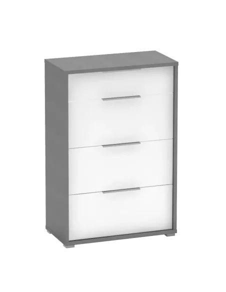 Comodă RIOMA NEW TIP 22, dormitor/hol, 75x38x112 cm, PAL melaminat | MobilaOK