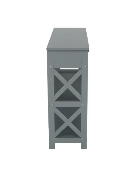 Consolă LOMIR pentru hol, dormitor sau living, 86.6x30x80 cm, MDF lăcuit | MobilaOK