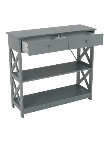 Consolă LOMIR pentru hol, dormitor sau living, 86.6x30x80 cm, MDF lăcuit | MobilaOK