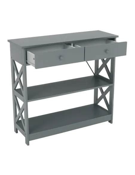 Consolă LOMIR pentru hol, dormitor sau living, 86.6x30x80 cm, MDF lăcuit | MobilaOK