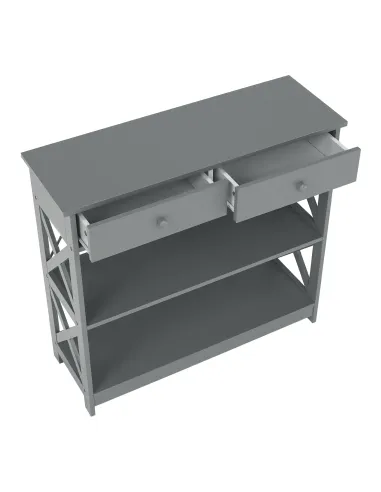 Consolă LOMIR pentru hol, dormitor sau living, 86.6x30x80 cm, MDF lăcuit | MobilaOK