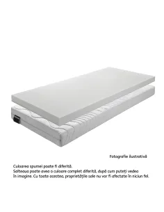 Saltea ELISSE, dormitor, 90x194 cm, spumă poliuretanică | MobilaOK 2