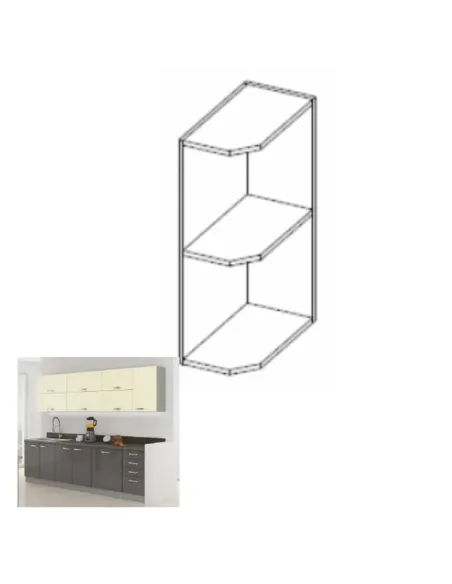 Dulap bucătărie, POWEL 3 WF, colț inferior, 30x82x55 cm, PAL melaminat | MobilaOK