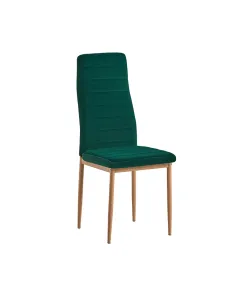 Scaun COLETA NOVA dining 41x49x96 cm catifea, metal stejar | MobilaOK