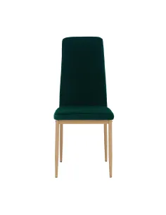 Scaun COLETA NOVA dining 41x49x96 cm catifea, metal stejar | MobilaOK 2