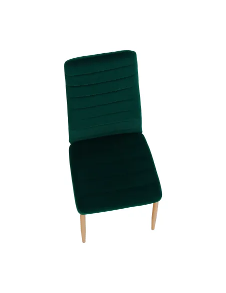 Scaun COLETA NOVA dining 41x49x96 cm catifea, metal stejar | MobilaOK
