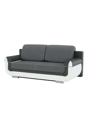 Canapea KARDYN, colțar extensibil living, 204x89x90 cm, piele ecologică/textil | MobilaOK
