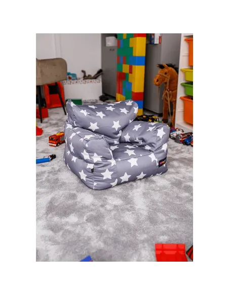 Fotoliu Puff LURKO, living, 52x52x50 cm, tesatura poliester | MobilaOK