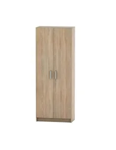 Dulap BETTY 7 pentru dormitor, 70x37x182.5 cm, PAL melaminat stejar sonoma | MobilaOK