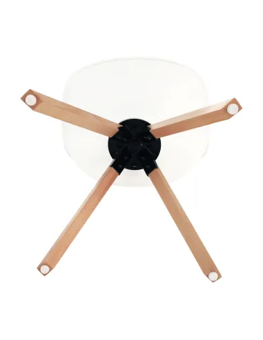 Scaun pivotant elegant, alb, ETOSA | MobilaOK