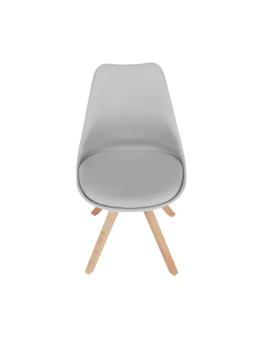 Scaun pivotant elegant, gri deschis, ETOSA | MobilaOK