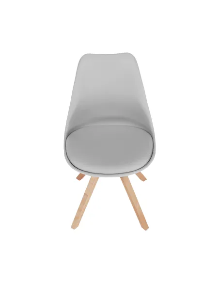 Scaun pivotant elegant, gri deschis, ETOSA | MobilaOK