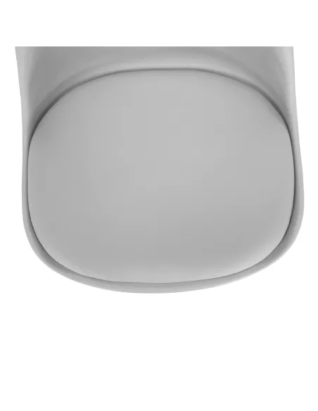 Scaun pivotant elegant, gri deschis, ETOSA | MobilaOK